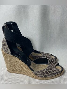 Jean-Michel Cazabat
Sandals Espadrille Wedge Heels Open Toe Sz 38.5